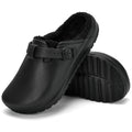 Women's Winter Slip-On Clogs — Plush-Lined Nurse Shoes