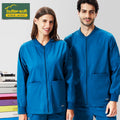 Winnter Warm-Up Scrub Jacket — Single Zipper, 100% Polyester