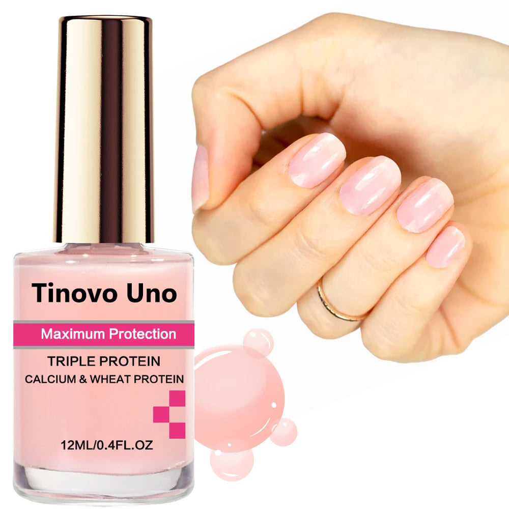 Tinovo Uno Pink Nail Strengthener — Calcium & Wheat Protein