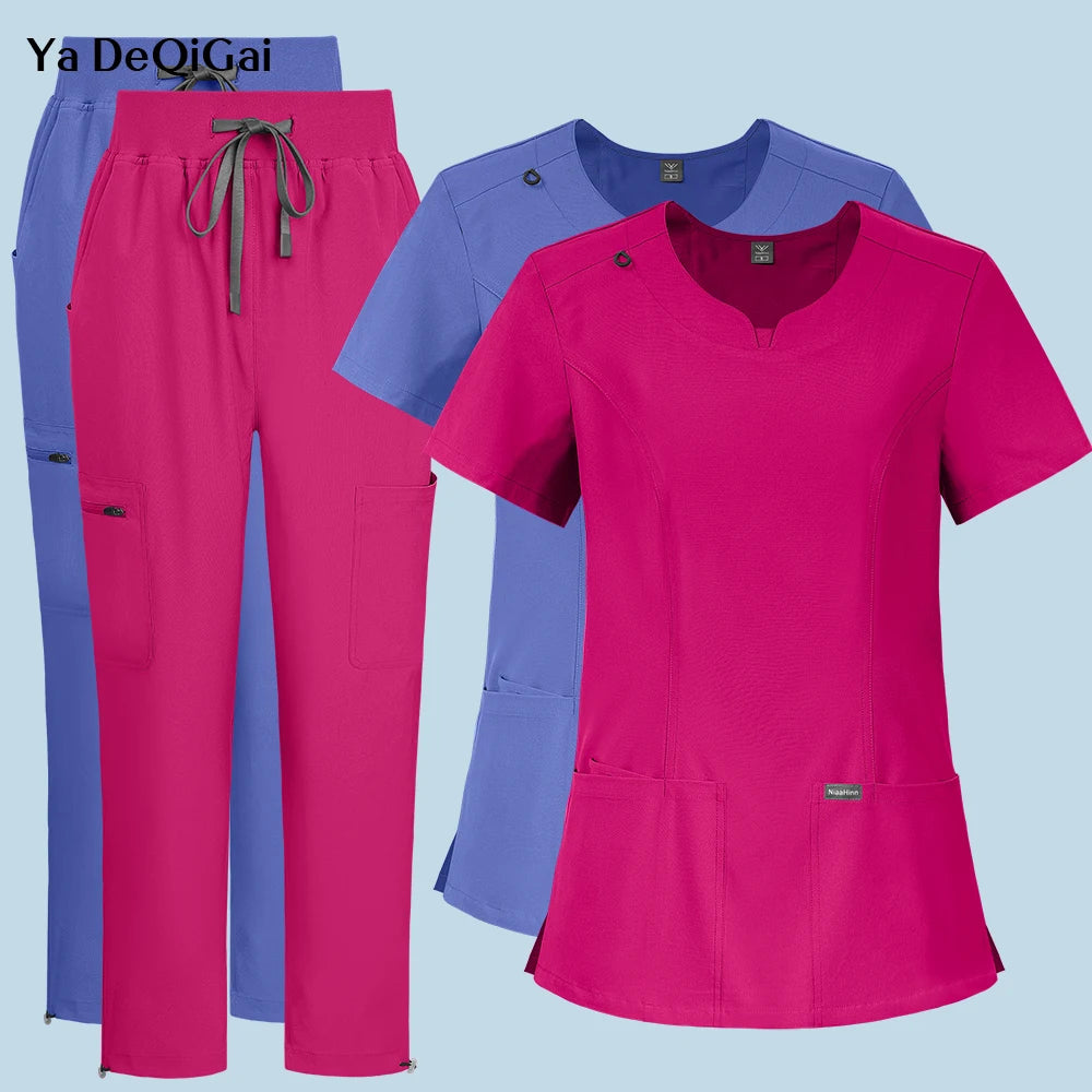 Women's Breathable 2-Piece Surgical Scrub Set