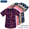 100% Cotton V-Neck Unisex Scrub Top — Short Sleeve, S–4XL