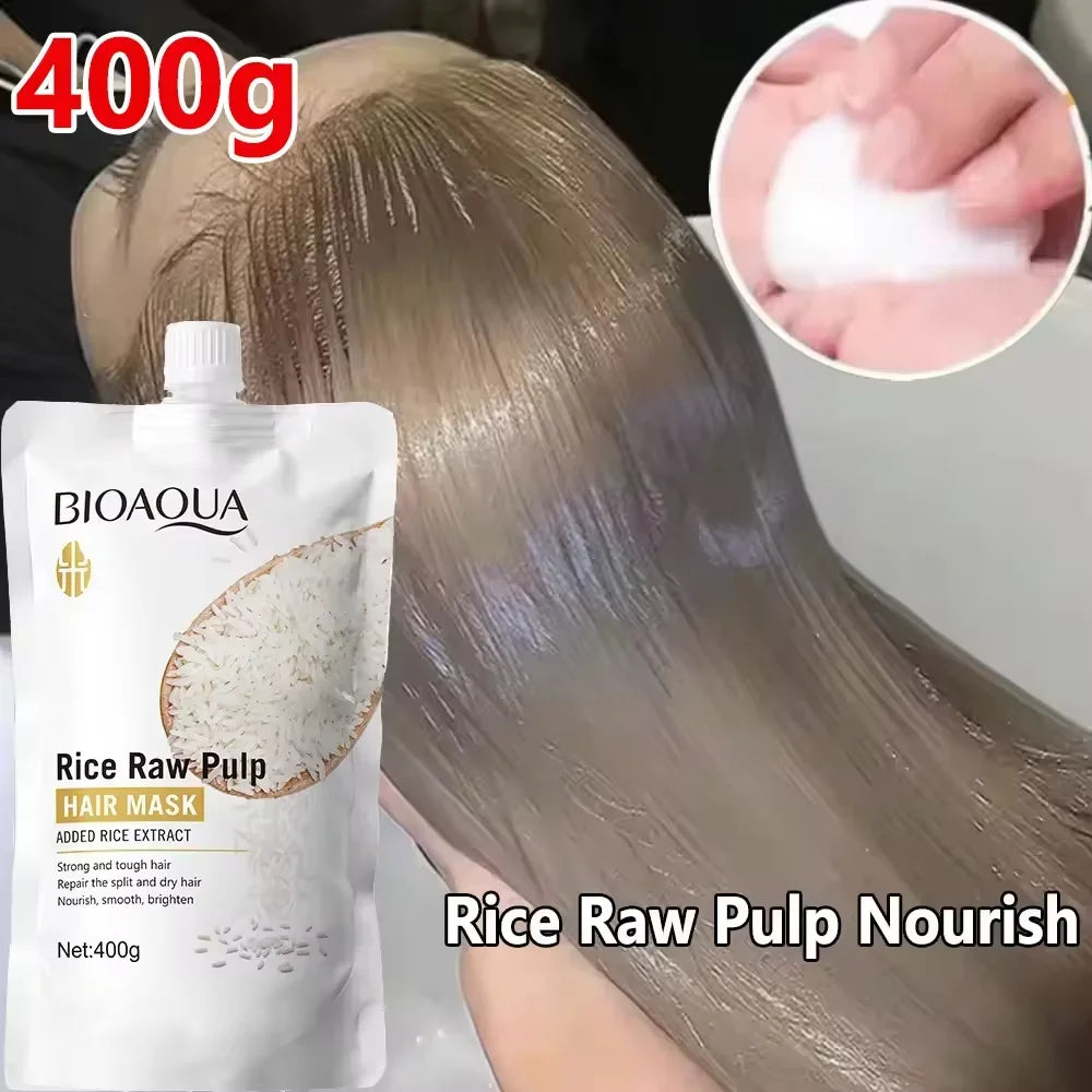 Rice Puree Hair Mask — Repair & Hydrate Damaged Hair